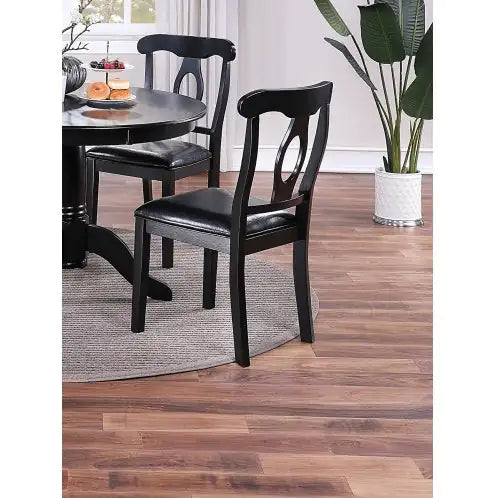(.24) Style Loft Collection Classic Round 5pc Dining Set
